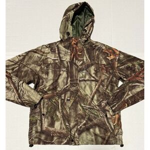 HUNTWORTH - Men's Lined Hooded Oak Tree EVO Camo Hunting Jacket - Medium